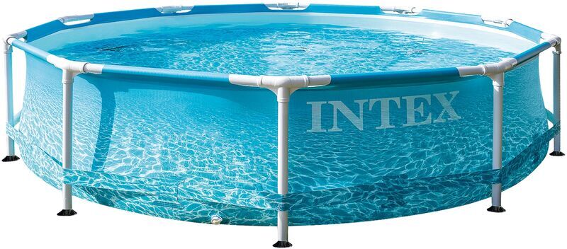 Ecd Germany - Intex Piscina elevada estructura metal familiar 305x76cm Ecd Germany - Intex Piscina elevada estructura metal familiar 305x76cm