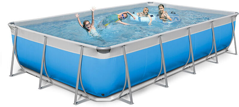 NEW PLAST Piscina elevada desmontable rectangular 520x265 H125 Futura 550 - New NEW PLAST Piscina elevada desmontable rectangular 520x265 H125 Futura 550 - New