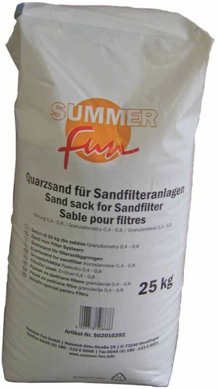 SUMMER FUN Arena para filtro 25 kg - Summer Fun