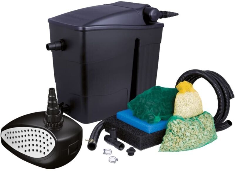 Ubbink Filtro de estanque Filtramax 12500 PlusSet 1355071 - Nero