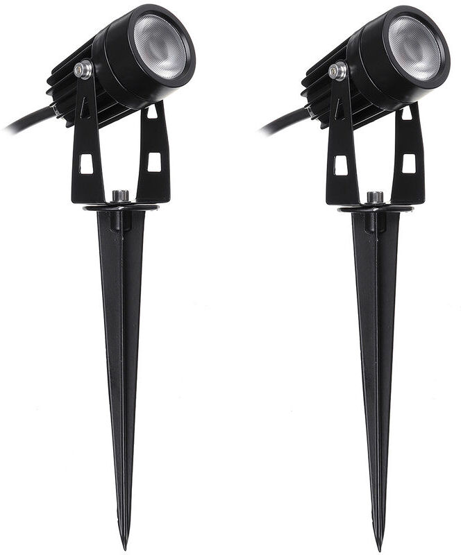 AUGIENB 2PCS 12V LED Foco de jardín Luces de césped AUGIENB 2PCS 12V LED Foco de jardín Luces de césped