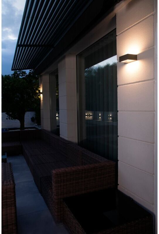 08-FARO ALP Aplique de pared exterior - Gris oscuro 08-FARO ALP Aplique de pared exterior - Gris oscuro