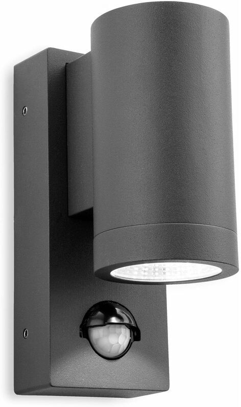 06-FIRSTLIGHT 05-firstlight - Aplique 1 bombilla Shelby con detector, grafito 06-FIRSTLIGHT 05-firstlight - Aplique 1 bombilla Shelby con detector, grafito