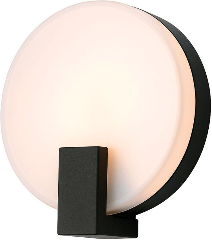 BARCELONA LED Aplique exterior LED 'Lucca' 10W IP54   Blanco cálido 3000K - Negro BARCELONA LED Aplique exterior LED 'Lucca' 10W IP54   Blanco cálido 3000K - Negro