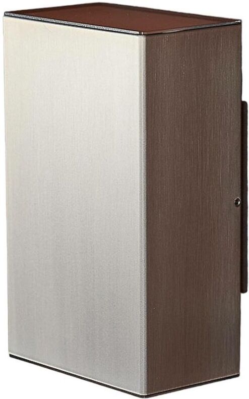 LUCANDE Aplique LED para exterior Jana acero inox 16x10 cm LUCANDE Aplique LED para exterior Jana acero inox 16x10 cm