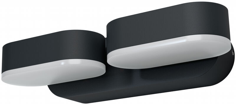 OSRAM Aplique Style Mini Spot II de exterior negro 13W 3000°K IP44 (Osram OSRAM Aplique Style Mini Spot II de exterior negro 13W 3000°K IP44 (Osram