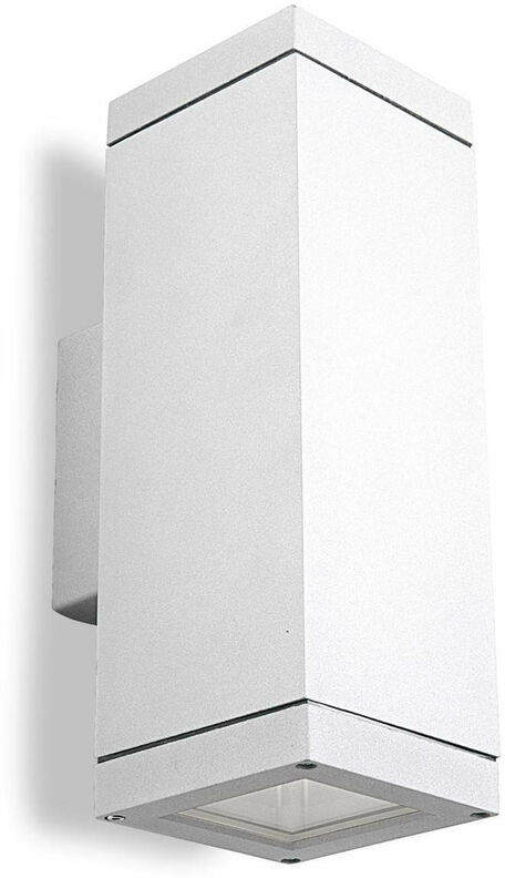 05-LEDS C4 Lámpara de pared Afrodita E27, aluminio y vidrio, blanco 05-LEDS C4 Lámpara de pared Afrodita E27, aluminio y vidrio, blanco