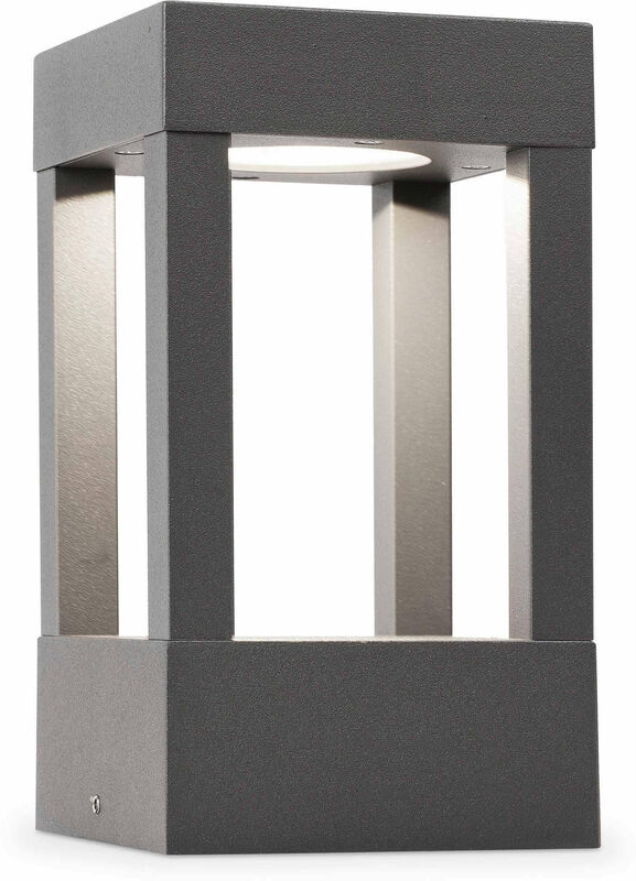 08-FARO Faro de jardín gris oscuro de Agra 08-FARO Faro de jardín gris oscuro de Agra