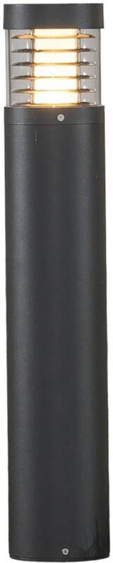 LUCANDE Baliza LED Lucius gris grafito, 65 cm alto LUCANDE Baliza LED Lucius gris grafito, 65 cm alto