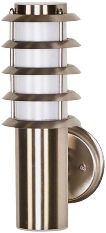 LINDBY Bonita lámpara pared ext Selina de acero inox LINDBY Bonita lámpara pared ext Selina de acero inox