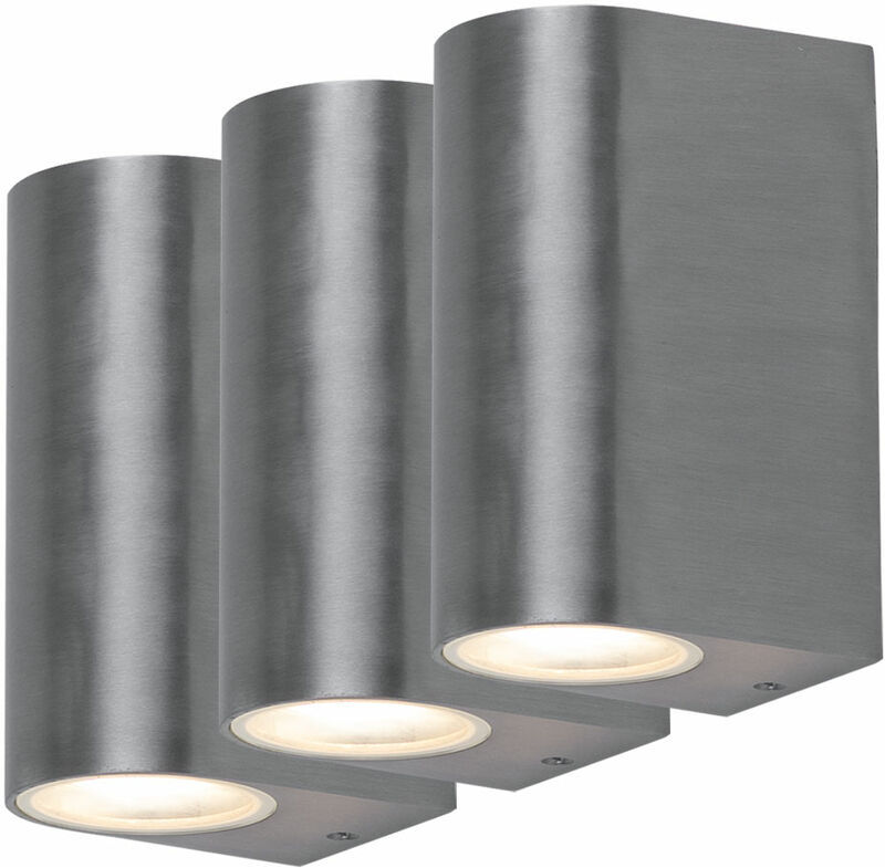 ETC-SHOP Conjunto de 3 proyectores de pared RGB LED de control remoto UP DOWN ETC-SHOP Conjunto de 3 proyectores de pared RGB LED de control remoto UP DOWN