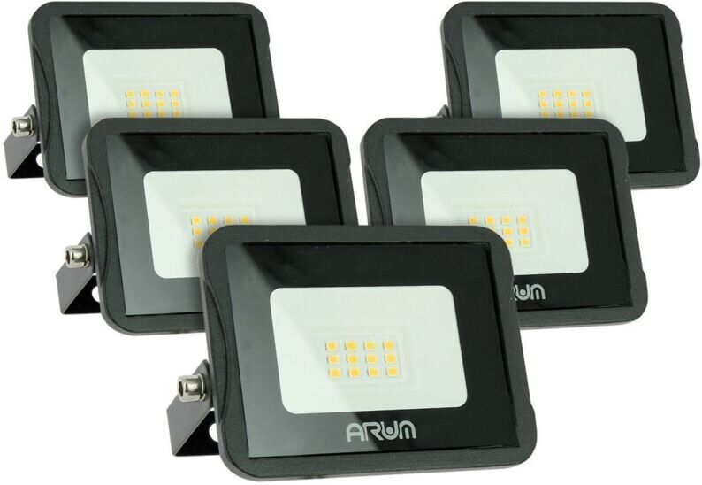 ECLAIRAGE DESIGN Lote de 5 reflectores LED 10W IP65 al aire libre   Temperatura de ECLAIRAGE DESIGN Lote de 5 reflectores LED 10W IP65 al aire libre   Temperatura de