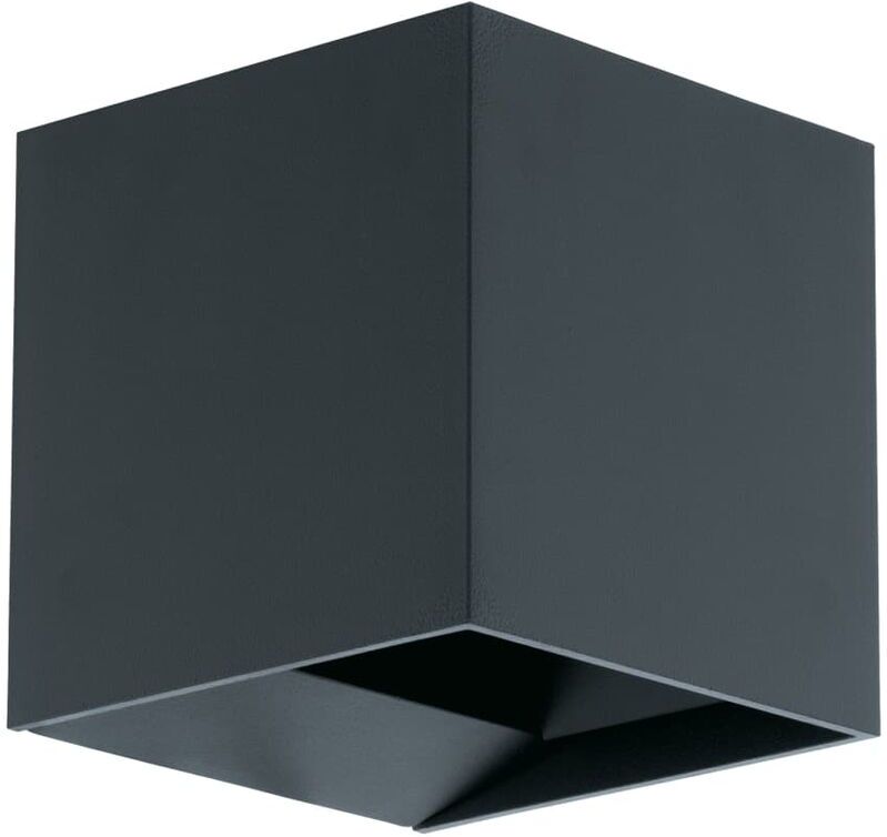 EGLO Lámpara LED de pared para jardín Calpino gris antracita 2x3,3W - Eglo EGLO Lámpara LED de pared para jardín Calpino gris antracita 2x3,3W - Eglo