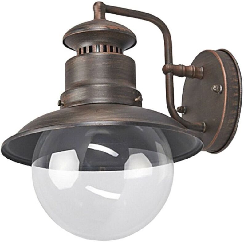 LINDBY Farol de pared Eddie rústico, IP44 LINDBY Farol de pared Eddie rústico, IP44