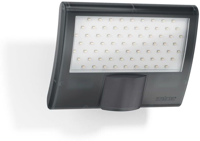 STEINEL Foco con Sensor curvado para el exterior XLED, negro - Grigio - Steinel STEINEL Foco con Sensor curvado para el exterior XLED, negro - Grigio - Steinel
