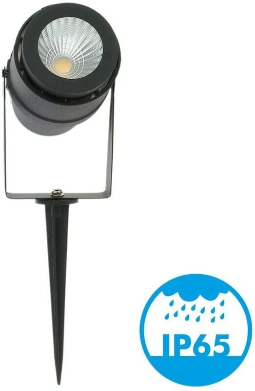 ECLAIRAGE DESIGN Foco LED para jardín LED 12W Negro 720 LM   Temperatura de color: 4000K ECLAIRAGE DESIGN Foco LED para jardín LED 12W Negro 720 LM   Temperatura de color: 4000K