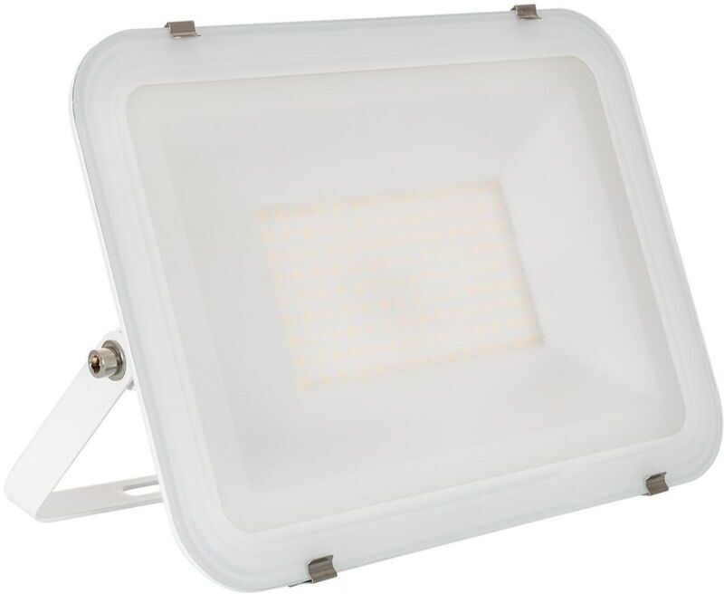 EFECTOLED Foco Proyector LED 100W 120lm/W Slim Cristal Blanco Blanco Neutro 4000K EFECTOLED Foco Proyector LED 100W 120lm/W Slim Cristal Blanco Blanco Neutro 4000K