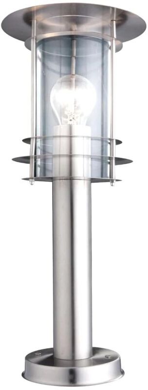 GLOBO Lámpara de pie exterior MIAMI acero inoxidable plateada 3153 - Argento GLOBO Lámpara de pie exterior MIAMI acero inoxidable plateada 3153 - Argento