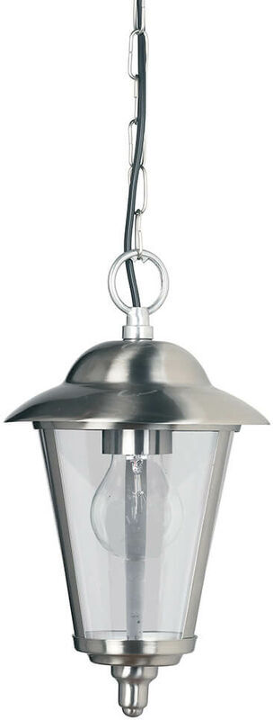 04-ENDON Lámpara colgante Klien, acero inoxidable y plástico. 04-ENDON Lámpara colgante Klien, acero inoxidable y plástico.