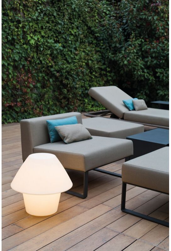 LOREFAR VERSUS Lámpara sobremesa exterior - Blanco LOREFAR VERSUS Lámpara sobremesa exterior - Blanco