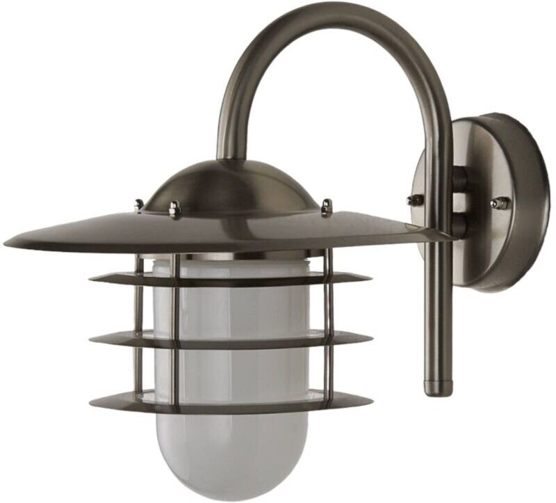 LINDBY Lámpara de pared exterior Mian de acero inoxidable LINDBY Lámpara de pared exterior Mian de acero inoxidable