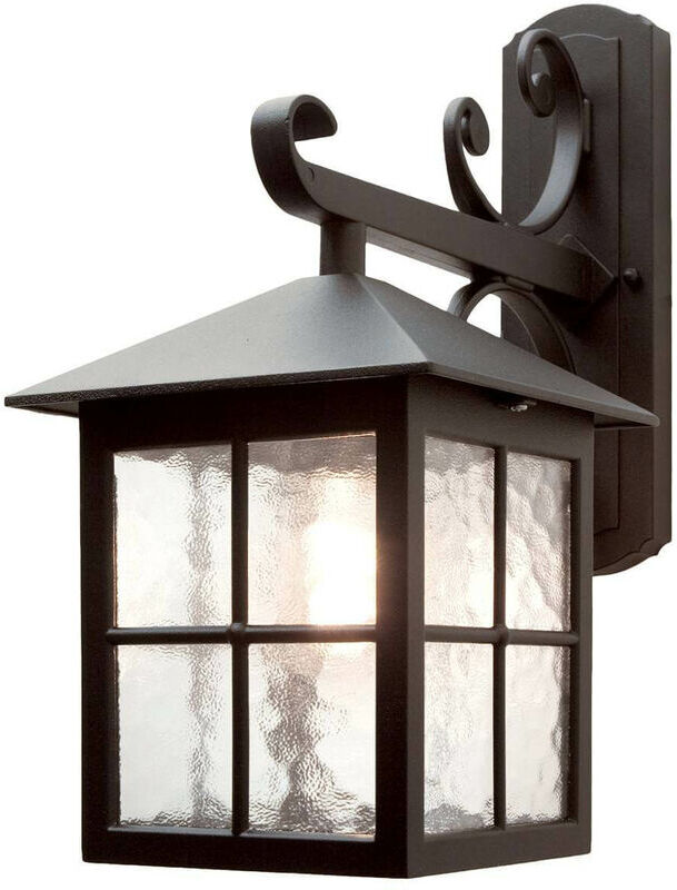 02-ELSTEAD Lámpara de pared Winchester, negra 02-ELSTEAD Lámpara de pared Winchester, negra