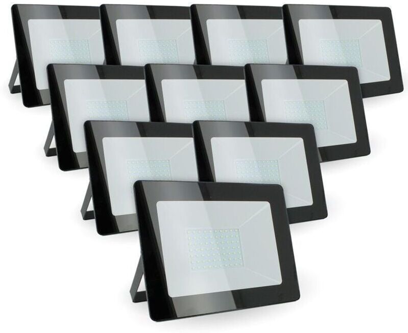 ECLAIRAGE DESIGN Lote de 10 reflectores LED 50W IP65 al aire libre   Temperatura de ECLAIRAGE DESIGN Lote de 10 reflectores LED 50W IP65 al aire libre   Temperatura de