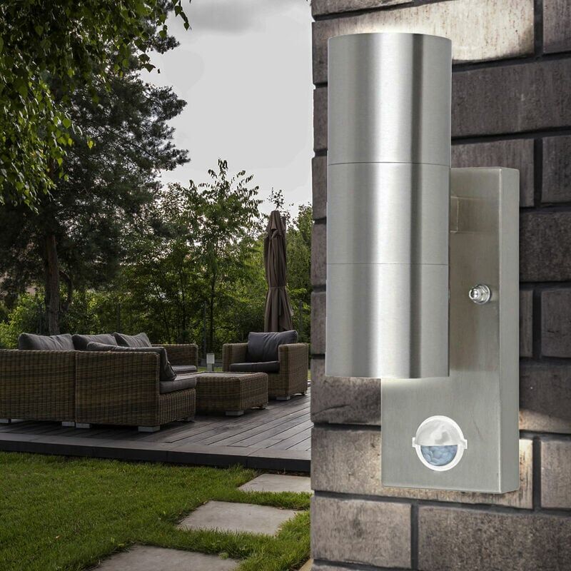 HARMS luz al aire libre lámpara de pared sensor 120 ° arriba abajo de acero HARMS luz al aire libre lámpara de pared sensor 120 ° arriba abajo de acero