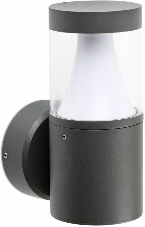 FARO BARCELONA PLIM Aplique de pared difusor cónico gris oscuro FARO BARCELONA PLIM Aplique de pared difusor cónico gris oscuro