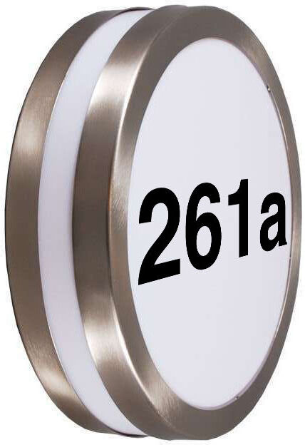 QAZQA Moderno Aplique acero RVS pegatinas núm IP44 - LEEDS Plástico /Metálica QAZQA Moderno Aplique acero RVS pegatinas núm IP44 - LEEDS Plástico /Metálica