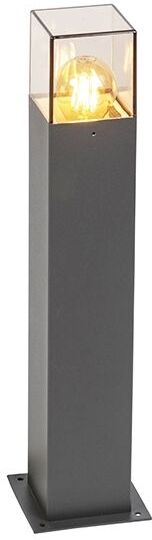 QAZQA + Moderno Baliza moderna 50 cm antracita IP44 - DENMARK Aluminio QAZQA + Moderno Baliza moderna 50 cm antracita IP44 - DENMARK Aluminio