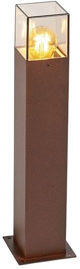 QAZQA + Moderno Baliza industrial 50cm óxido IP44 - DENMARK Aluminio QAZQA + Moderno Baliza industrial 50cm óxido IP44 - DENMARK Aluminio