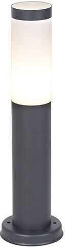 QAZQA + Moderno Baliza antracita 45cm IP44 - ROX Plástico /Acero QAZQA + Moderno Baliza antracita 45cm IP44 - ROX Plástico /Acero