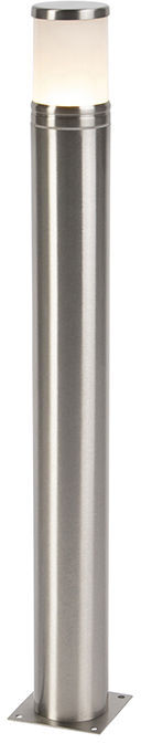 QAZQA Moderno Baliza moderna acero 70cm IP44- DOPEY Acero inoxidable QAZQA Moderno Baliza moderna acero 70cm IP44- DOPEY Acero inoxidable