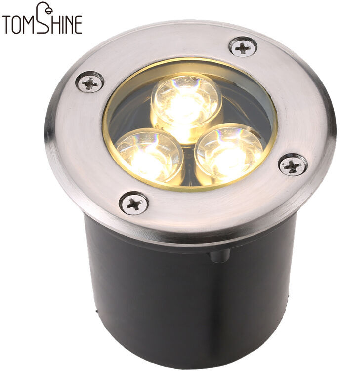 Tomshine, Lampara de luz LED subterranea, 300LM, 3W AC / DC 12V, Blanco