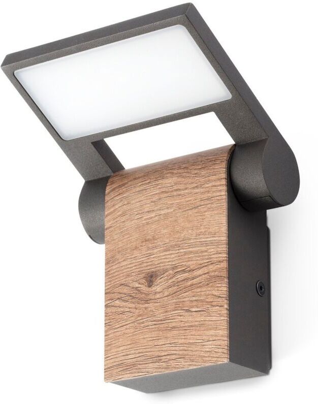 FARO BARCELONA WOOD Aplique de pared exterior - GRIS FARO 74455 FARO BARCELONA WOOD Aplique de pared exterior - GRIS FARO 74455