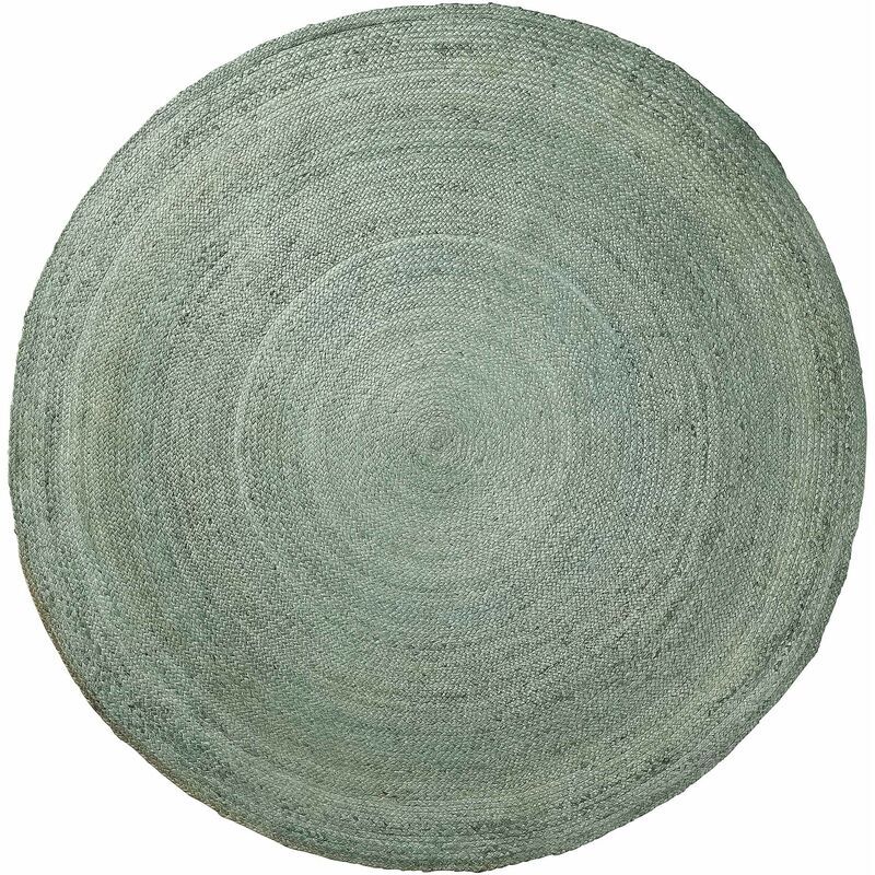 KAVE HOME Alfombra Doc turquesa redonda Ø 200 cm de yute natural - Kave Home KAVE HOME Alfombra Doc turquesa redonda Ø 200 cm de yute natural - Kave Home