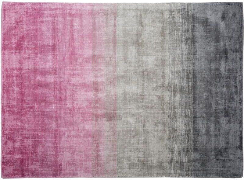 Beliani - Alfombra gris/rosa 160x230 cm ERCIS Beliani - Alfombra gris/rosa 160x230 cm ERCIS