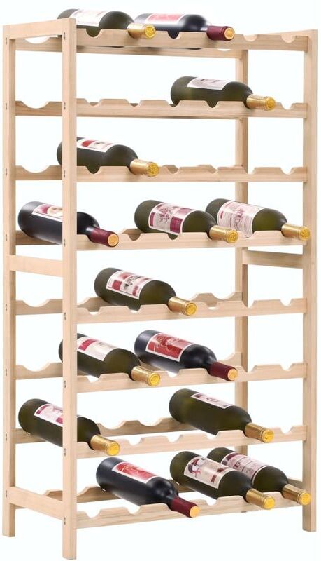 ASUPERMALL Botellero de madera de cedro 57,5x28x102 cm ASUPERMALL Botellero de madera de cedro 57,5x28x102 cm