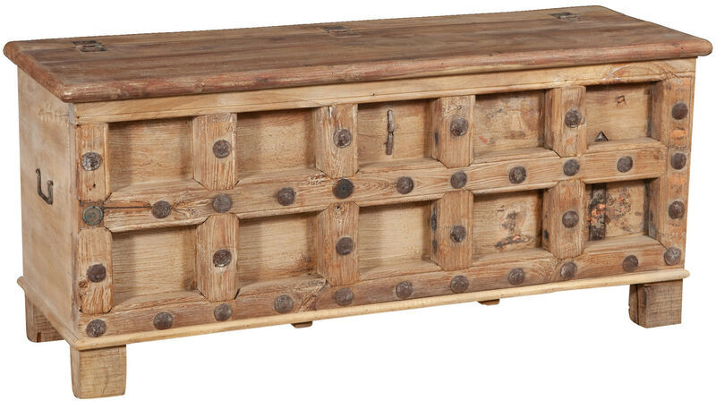 BISCOTTINI Cofre, baúl, banco, contenedor, estuche, original antiguo en madera de BISCOTTINI Cofre, baúl, banco, contenedor, estuche, original antiguo en madera de