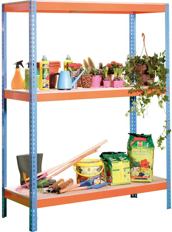 SIMONRACK ESTANTERIA MEDIA CARGA ECOFORTE 1806-3 AZUL/NARANJA 2000x1800x600 mm SIMONRACK ESTANTERIA MEDIA CARGA ECOFORTE 1806-3 AZUL/NARANJA 2000x1800x600 mm