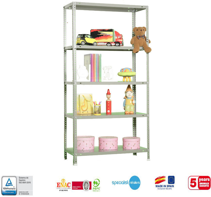 SIMONRACK ESTANTERIA METALICA CON TORNILLOS COMFORT PLUS 5/400 GRIS SIMONRACK ESTANTERIA METALICA CON TORNILLOS COMFORT PLUS 5/400 GRIS