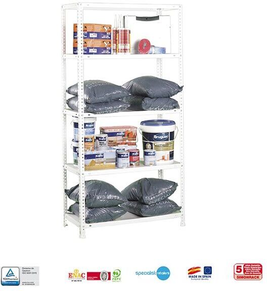 SIMONRACK ESTANTERIA METALICA CON TORNILLOS ADVANTAGE PLUS 5/400 BLANCO SIMONRACK ESTANTERIA METALICA CON TORNILLOS ADVANTAGE PLUS 5/400 BLANCO