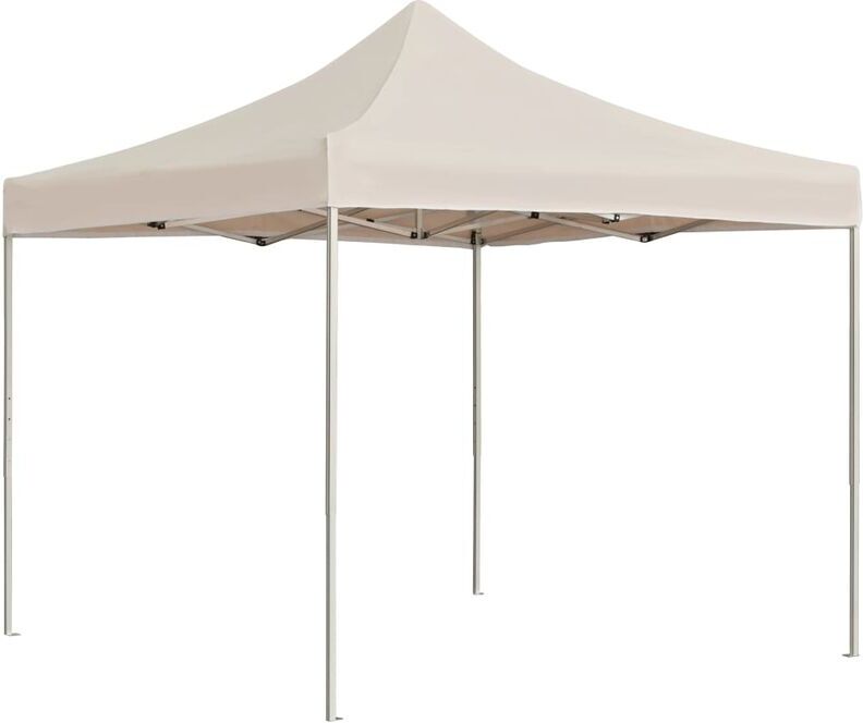 YOUTHUP Carpa plegable profesional de aluminio crema 3x3 m YOUTHUP Carpa plegable profesional de aluminio crema 3x3 m