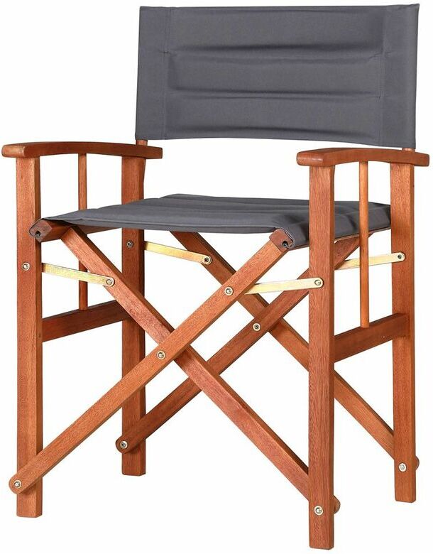 CASARIA Sillas 'Cannes' plegable de madera de eucalipto con fundas extraíbles CASARIA Sillas 'Cannes' plegable de madera de eucalipto con fundas extraíbles