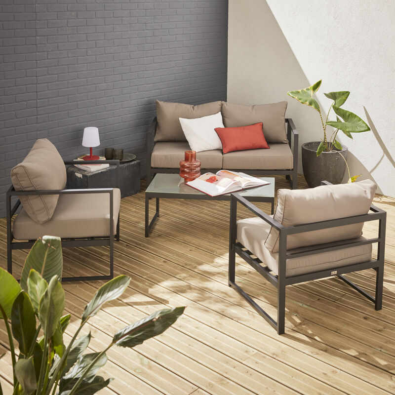 Alice's Garden - Conjunto de jardín de 4 plazas - Baléa - 4 módulos de Alice's Garden - Conjunto de jardín de 4 plazas - Baléa - 4 módulos de