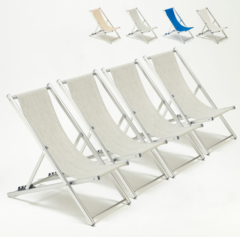 BEACH AND GARDEN DESIGN Hamacas Sillas de playa y piscina Aluminio ergonómicas Riccione 4 BEACH AND GARDEN DESIGN Hamacas Sillas de playa y piscina Aluminio ergonómicas Riccione 4