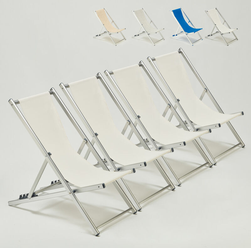 BEACH AND GARDEN DESIGN Hamacas Sillas de playa y piscina Aluminio ergonómicas Riccione 4 BEACH AND GARDEN DESIGN Hamacas Sillas de playa y piscina Aluminio ergonómicas Riccione 4