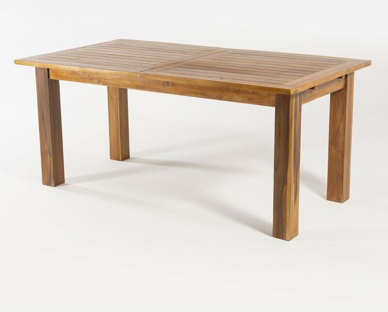 EDENJARDIN Mesa de jardín extensible 180/240 cm de madera teca   Rectangular EDENJARDIN Mesa de jardín extensible 180/240 cm de madera teca   Rectangular