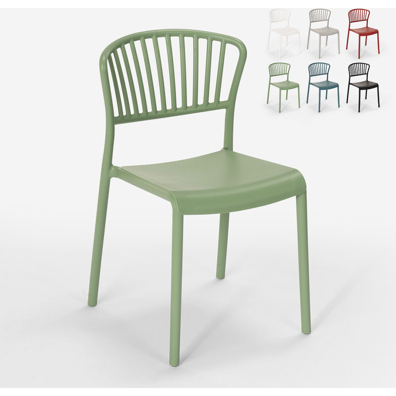 AHD AMAZING HOME DESIGN Silla de diseño moderno en polipropileno para cocina al aire libre bar AHD AMAZING HOME DESIGN Silla de diseño moderno en polipropileno para cocina al aire libre bar